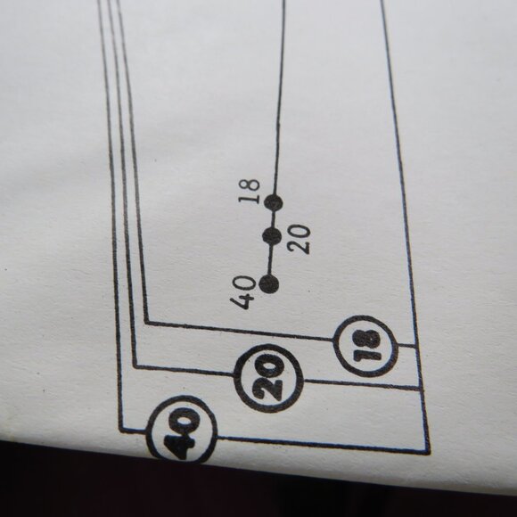 VTG Authenic Pattern Inc #320 Large Full Square Dancing Circle Skirt Swirl Pat. - Picture 6 of 15